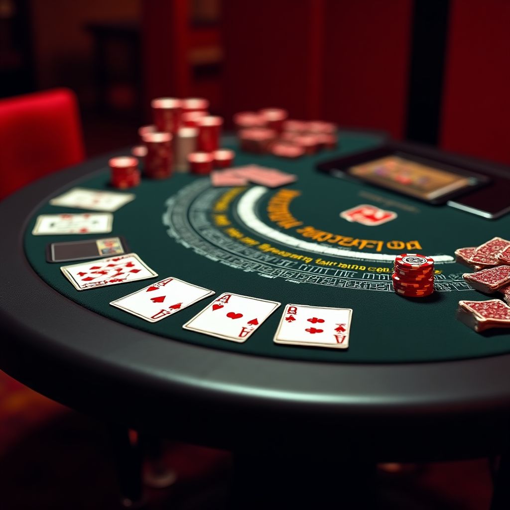 Mesa de blackjack virtual en VulZeq